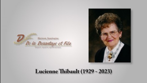Lucienne Thibault (1929 - 2023)