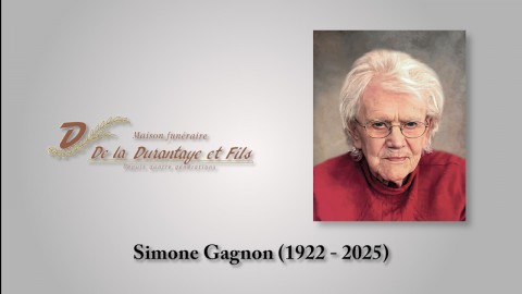 Simone Gagnon (1922 - 2025)
