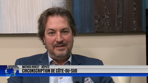 Entrevue - Mathieu Rivest, député de Côte-du-Sud - 19 décembre 2022