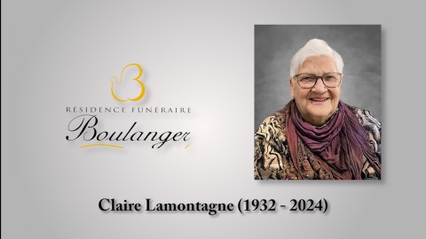 Claire Lamontagne (1932 - 2024)