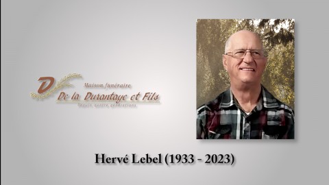 Hervé Lebel (1933 - 2023)