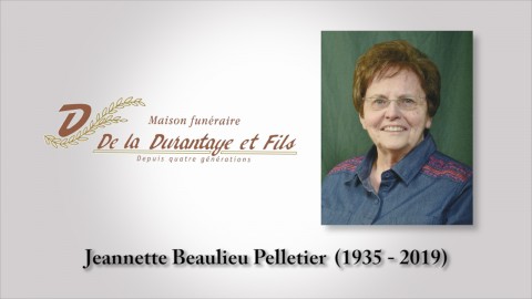 Jeannette Beaulieu Pelletier (1935 - 2019)