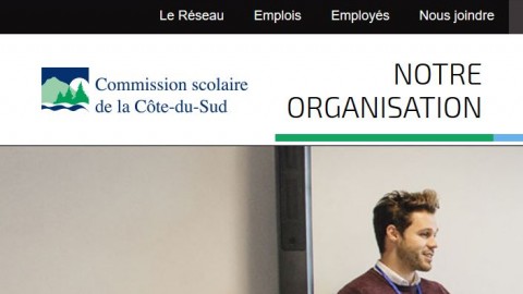 La Commission scolaire de Côte-du-Sud se situe en bas de la moyenne québécoise