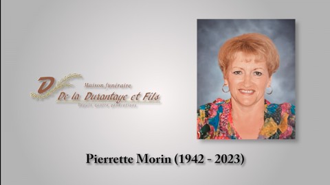 Pierrette Morin (1942 - 2023)
