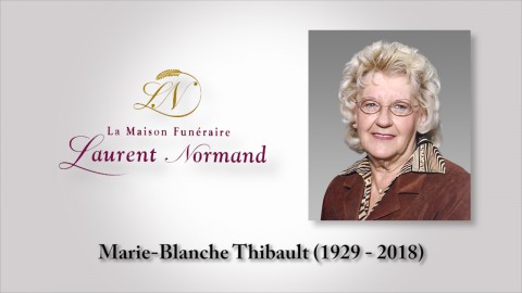 Marie-Blanche Thibault (1929 - 2018)