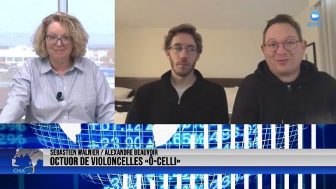 Entrevue - Sébastien Walnier & Alexandre Beauvoir, octuor de violoncelles «Ô Celli» - 19 octobre 2022