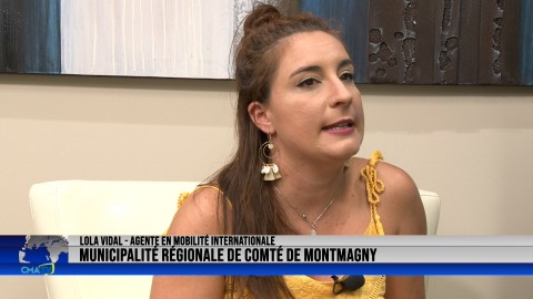 Entrevue - Lola Vidal, Agente en mobilité internationale, MRC de Montmagny   30 août 2022