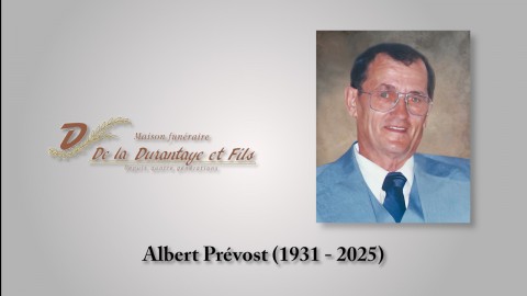 Albert Prévost (1931 - 2025)