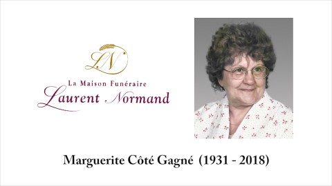 Marguerite Côté Gagné  (1931 - 2018)
