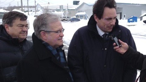 Pierre-Karl Péladeau était de passage dans Côte-du-Sud