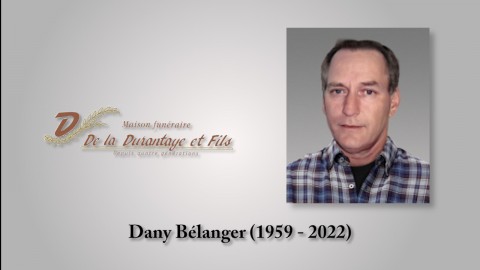 Dany Bélanger (1959 - 2022)