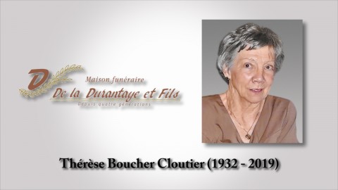 Thérèse Boucher Cloutier (1932 - 2019)