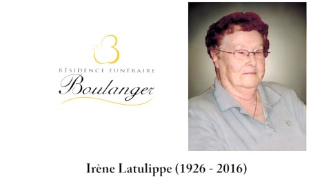 Irène Latulippe (1926 - 2016)