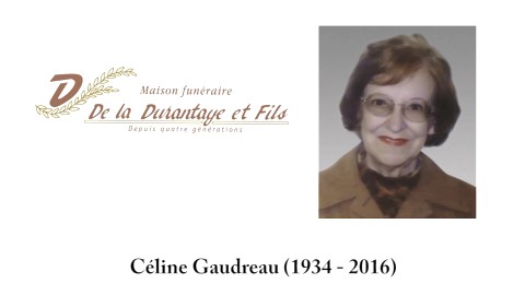 Céline Gaudreau (1934 - 2016)