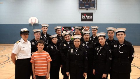 REMISE DES GRADES DES CADETS DE LA MARINE DE L'ISLET