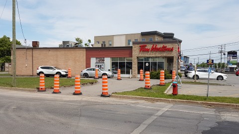 Une sortie plus sécuritaire pour le Tim Hortons du boulevard Taché 