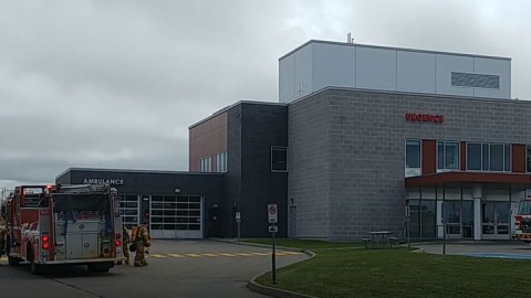 Les pompiers se déplacent à l’hôpital de Montmagny