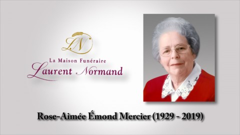 Rose-Aimée Émond Mercier (1929 - 2019)