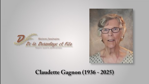 Claudette Gagnon (1936 - 2025)