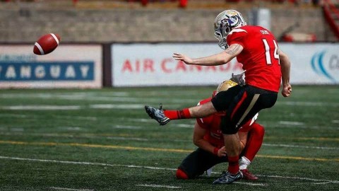 Le Magnymontois Vincent Dubé au Camp d’évaluation régional de la Ligue canadienne de football