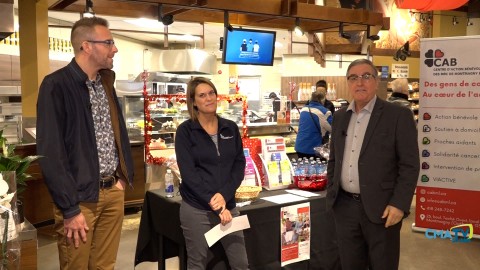 Entrevue - Francis Rouleau, dir.-gén. du Magasin Coop IGA de Montmagny et Andréanne Fortin, du CAB-ML - 4 février 2022