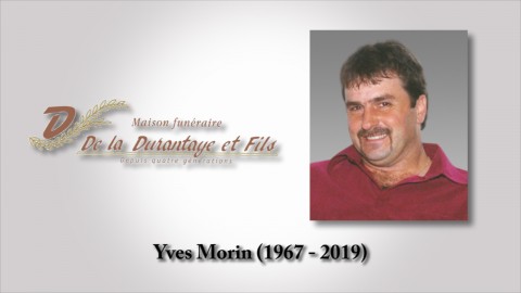Yves Morin (1967 - 2019)