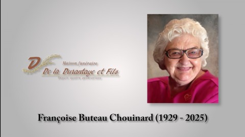 Françoise Buteau Chouinard (1929 - 2025)