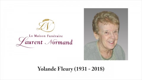 Yolande Fleury (1931 - 2018)