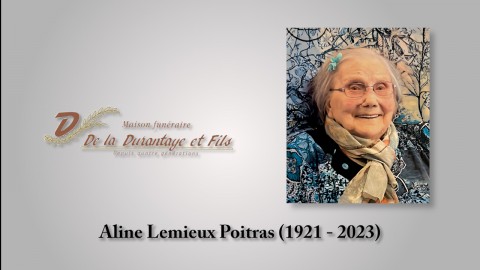 Aline Lemieux Poitras (1921 - 2023)