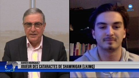 Entrevue - Xavier Bourgault, joueur des Cataractes de Shawinigan - 21 février 2022