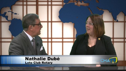 Entrevue Nathalie Dubé - Loto Club Rotary - 1 fev. 2018