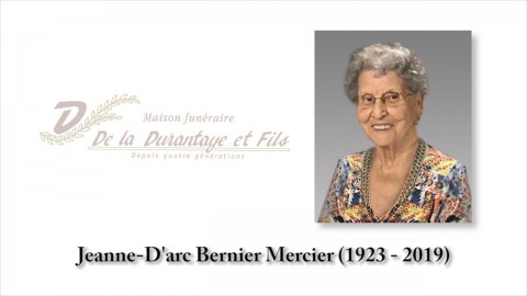 Jeanne- D'arc Bernier Mercier (1923 -2019)