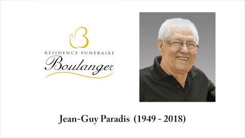 Jean-Guy Paradis  (1949 - 2018)