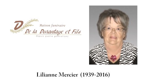 Lilianne Mercier (1939 - 2016)