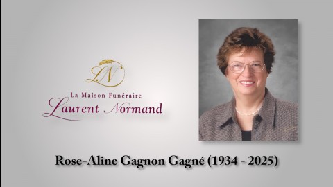 Rose-Aline Gagnon Gagné (1934 - 2025)