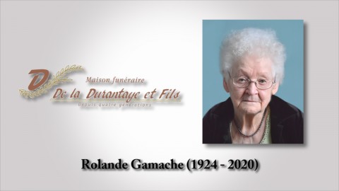 Rolande Gamache (1924 - 2020)