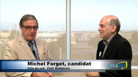 Entrevue - Michel Forget candidat Parti Québécois dans Côte-du-sud - 17 septembre 2018