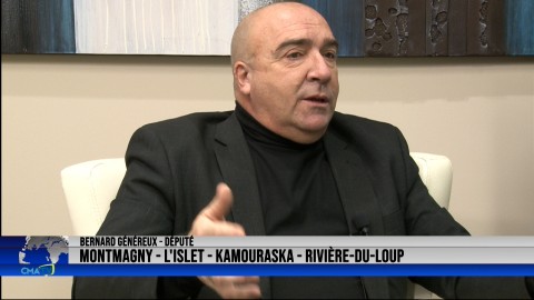 Entrevue - Bernard Généreux, député de Montmagny-L'Islet-Kam.-Riv. du Loup - 20 décembre 2021