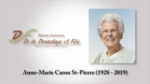 Anne-Marie Caron St-Pierre (1928 - 2019)