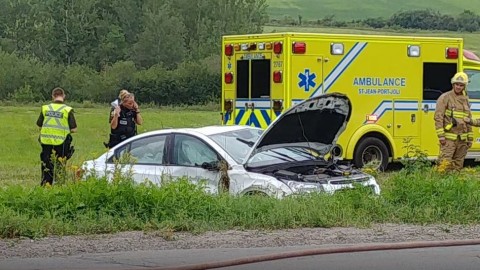 Accident avec blessés à Saint-Aubert suite à un délit de fuite