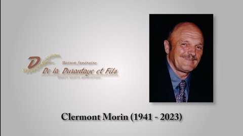 Clermont Morin (1941 - 2023)