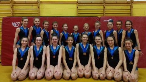 36 médailles remportées à Donnacona par des gymnastes de Magny-Gym!