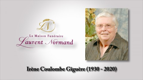 Irène Coulombe Giguère (1930 - 2020)