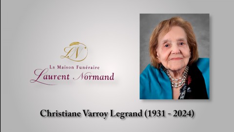 Christiane Varroy Legrand (1931 - 2024)