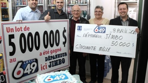 50 000$ attribué au Dépanneur Jimbo de La Pocatière