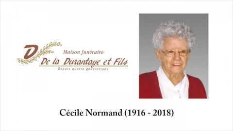 Cécile Normand (1916 - 2018)