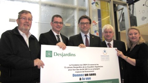 Don de 84 300 $ à la Fondation du Centre de réadaptation en déficience physique