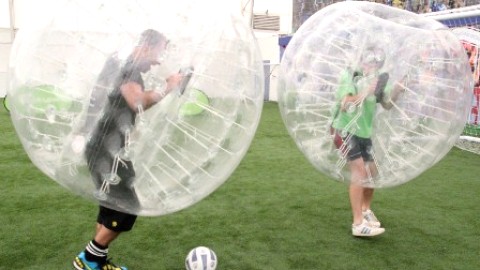 Journée d'initiation au Bubble football à Montmagny