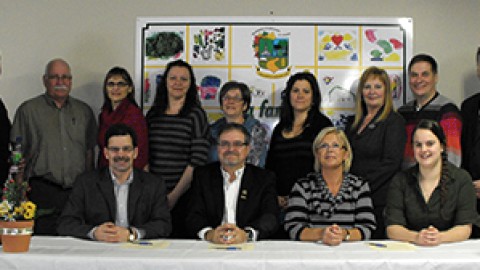Trois municipalités renouvellent leur entente de loisir