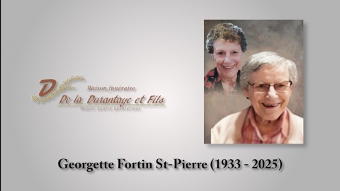 Georgette Fortin St-Pierre (1933 - 2025)